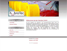 Tablet Screenshot of hybrotec.com